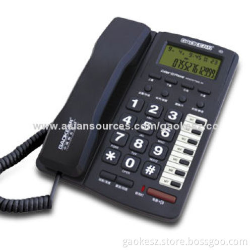Alarm clock function, supports long distance lock function basic one-piece telephonesNew